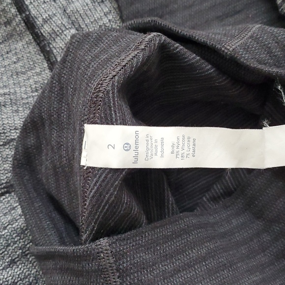Lululemon Bundle Of 4 Black Gray Leggings Sz2 - Picture 4 of 10